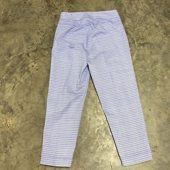 Slimsations by Multiples Blue Print Crop Pants - Picture 5 of 7